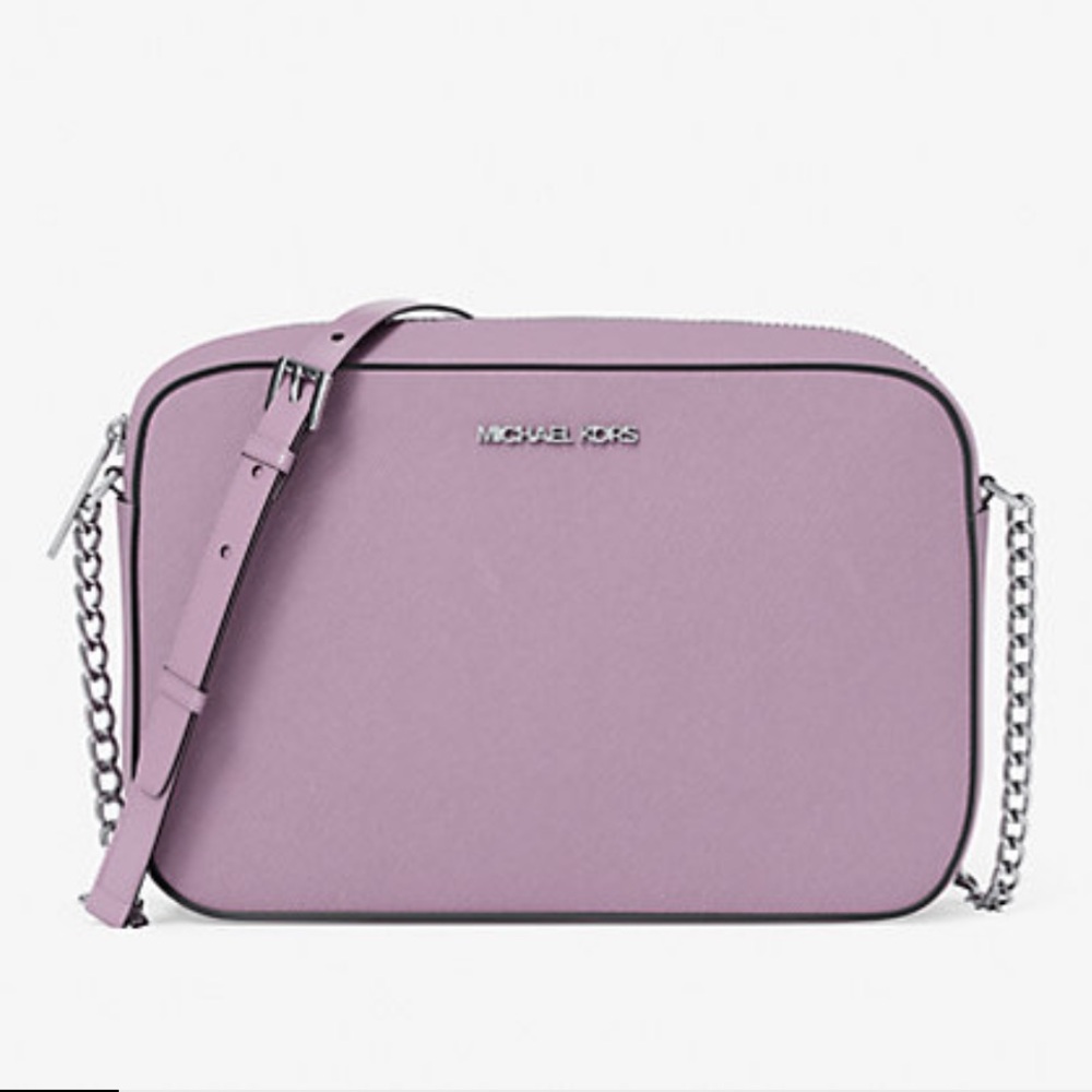 MICHAEL KORS Jet Set Large Saffiano Leather EW Crossbody Bag
Light Quartz
NWT - Picture 5 of 16